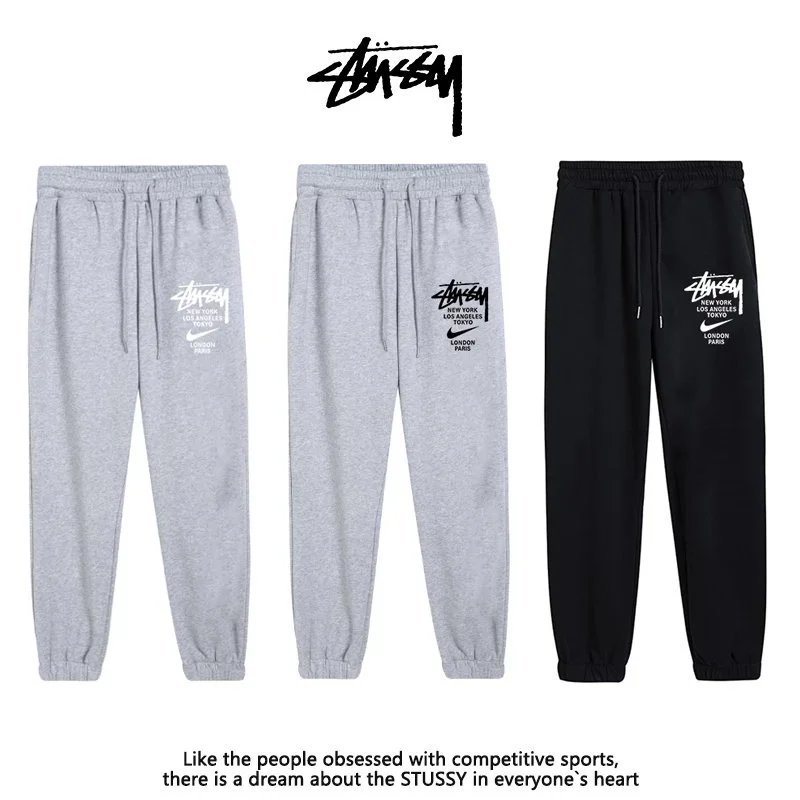 Stussy *nike Collaboration  Sweatpants Casual Trousers 1701  